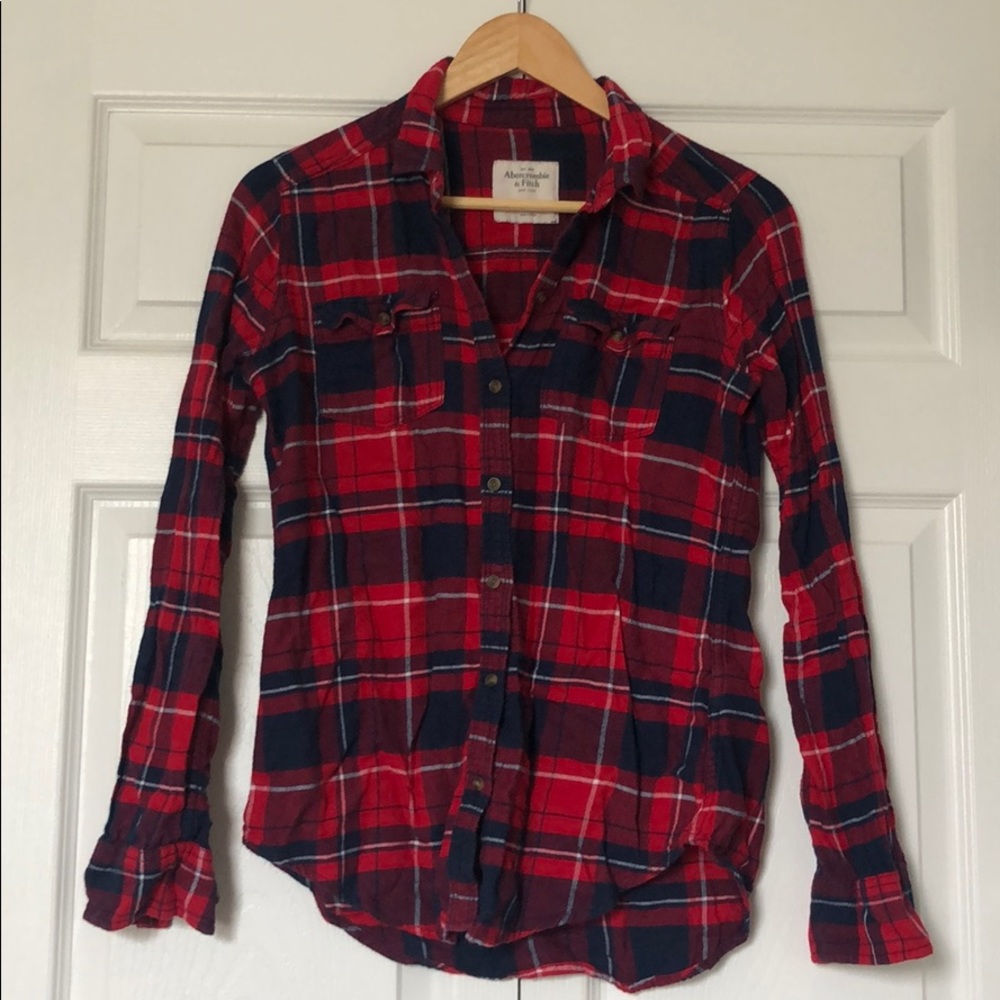 Plaid button up flannel
